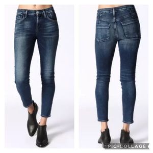EUC Goldsign Virtual High Rise Skinny Ankle Jeans in Hampton